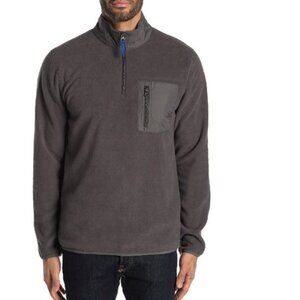 Vintage 1946 Partial Zip Fleece Knit Sweater